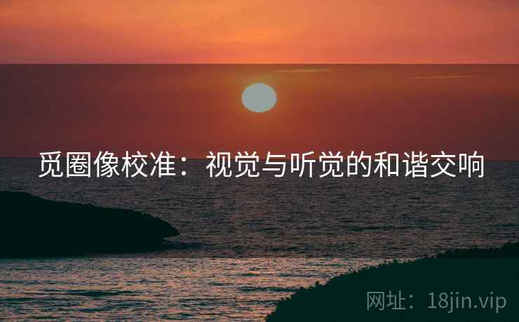 觅圈像校准：视觉与听觉的和谐交响
