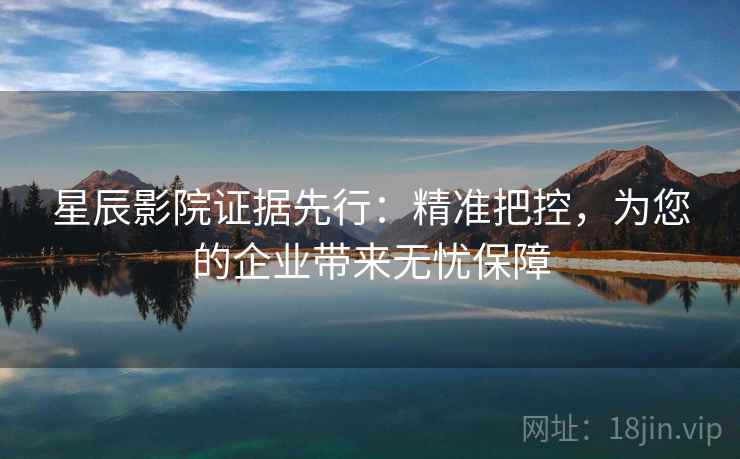 星辰影院证据先行：精准把控，为您的企业带来无忧保障