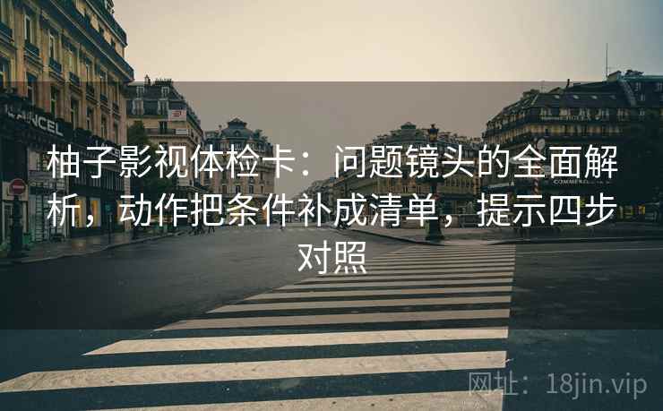 柚子影视体检卡：问题镜头的全面解析，动作把条件补成清单，提示四步对照  第2张